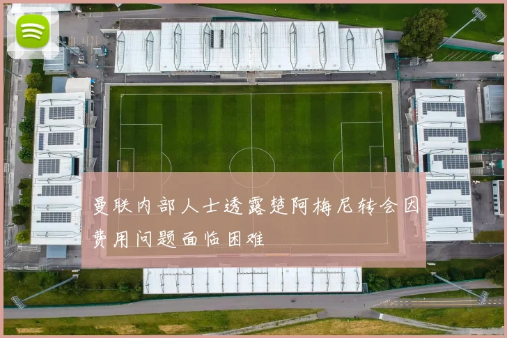 曼联内部人士透露楚阿梅尼转会因费用问题面临困难